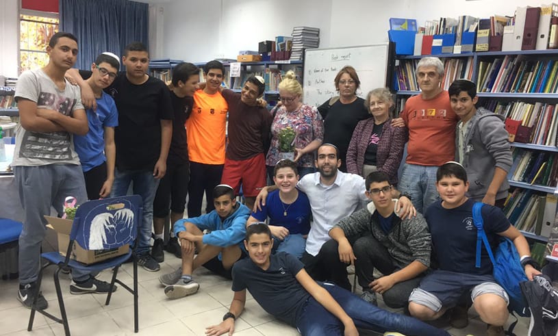 AMIT Yehuda Afula Students Show Their Gratitude