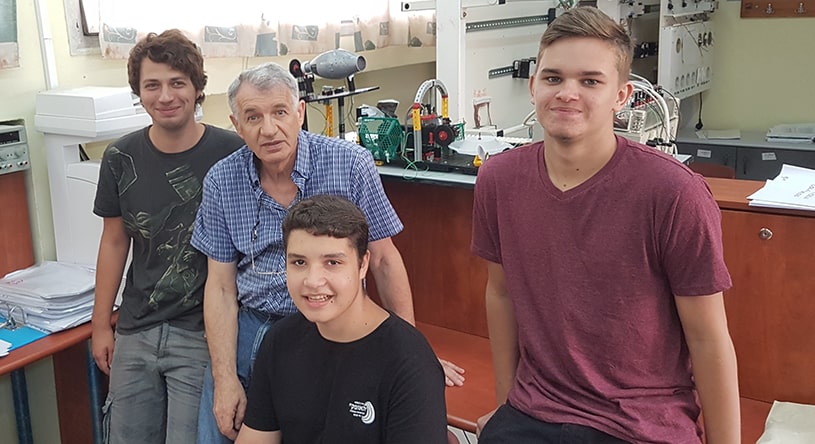 AMIT Ofek Technological School won second place