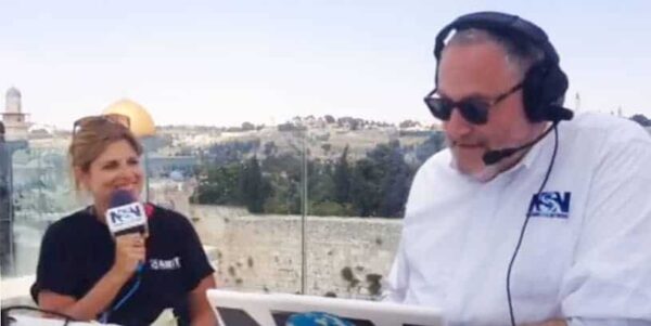 Liz Klibanoff with Nachum Segal