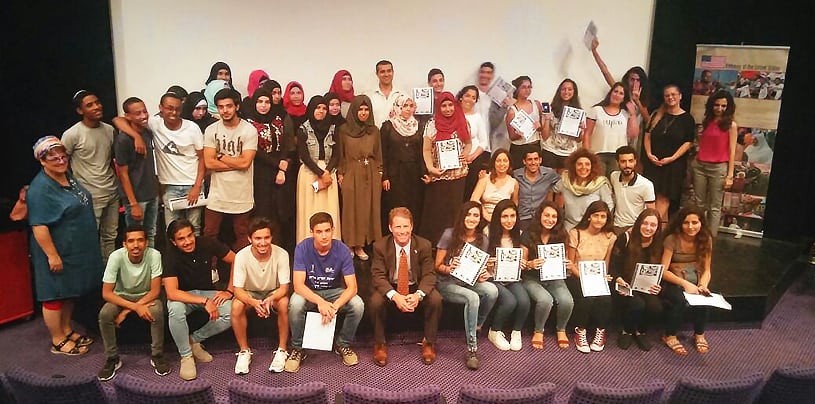 Students from AMIT Eliraz Jr. and Sr. High School