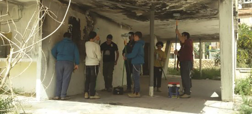 AMIT B’Levav Shalem Yeshiva in Yerucham, shares a special social initiative of youth