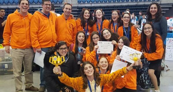AMIT Modi’in girls headed to national robotics competition
