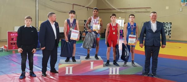 AMIT student wins gold at international wrestling tournament