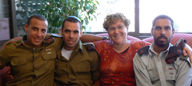 Miriam Peretz talking about one of her two sons