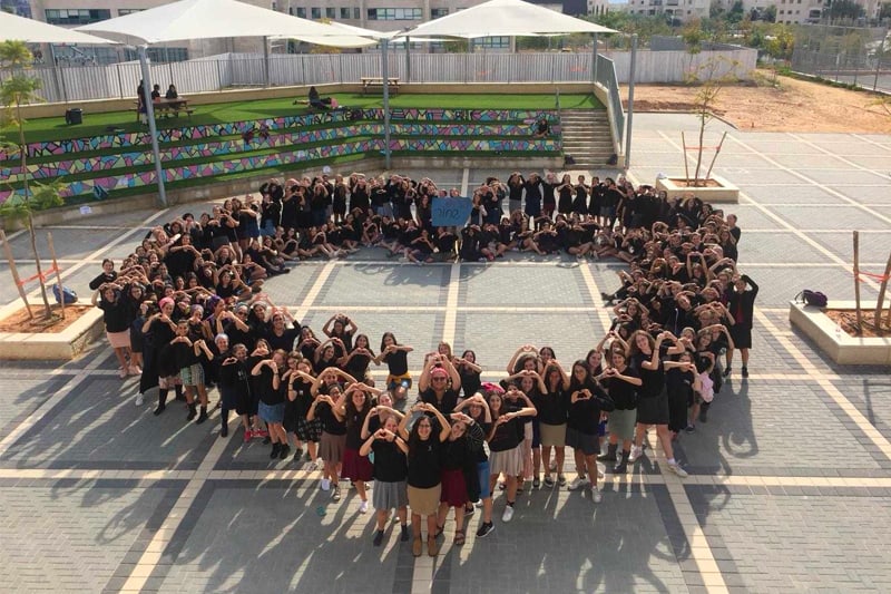 AMIT students show solidarity for Israelis in Gaza-border towns