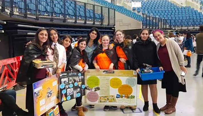 5th AMIT school heads to robotics national round