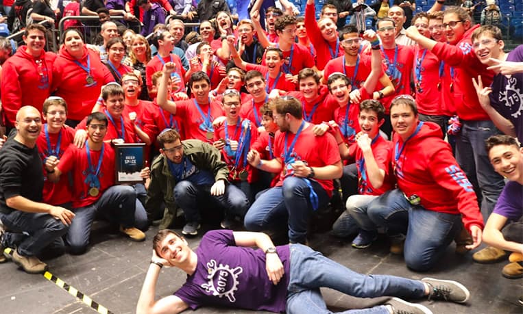 AMIT Mr. & Mrs. Lester Sutker Art and Sciences Jr. and Sr. High School for Boys wins top spot at national robotics contest