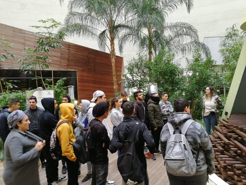 HaOfek Students Tour Haifa Oil Refinery