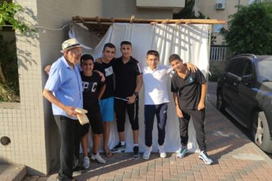 Sukkot building Sept 2021